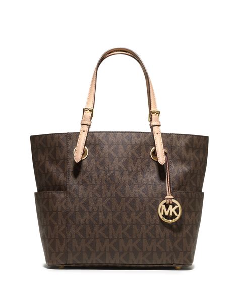 michael kors purse light brown|Michael Kors brown tote purses.